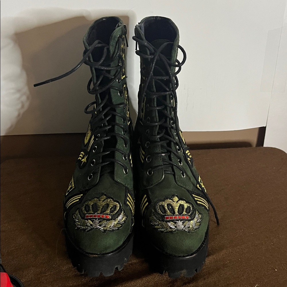 😄Handmade Havana Last Jeffery Campbell 38 boots - Picture 3 of 10